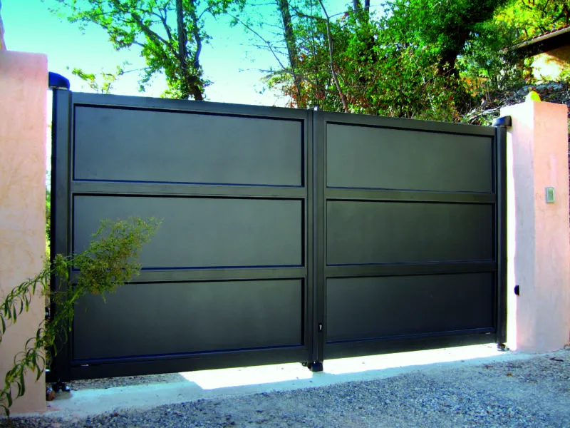 MYKONOS Swing Gates - Black